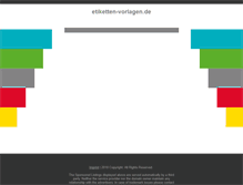 Tablet Screenshot of etiketten-vorlagen.de